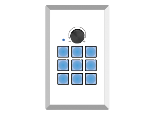 9–Button Programmble PoE IP Control Keypad