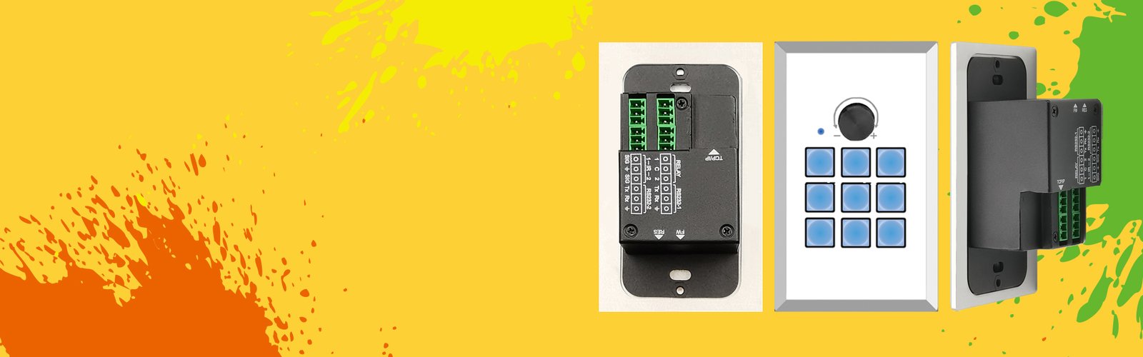 9 Buttons PoE IP Control Keypad